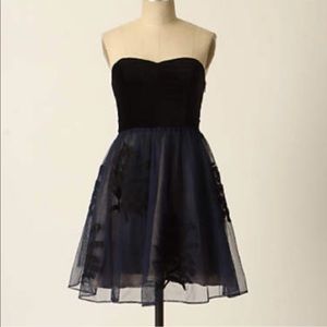ANTHROPOLOGIE Floreat belle of the ball dress